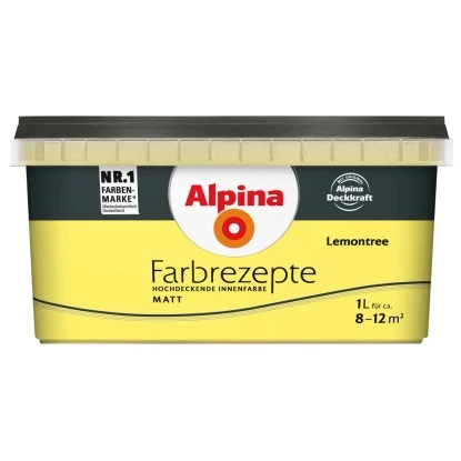 Alpina Farbrezepte Lemontree Matt 1 L 3 Alpina Farbrezepte Lemontree Matt 1 L