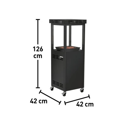 Gaskamin Ridera 6,5 KW Mit Panoramaglas Und Lava-Deko-Steinen 8 Gaskamin Ridera 6,5 KW Mit Panoramaglas Und Lava-Deko-Steinen – Bild 6