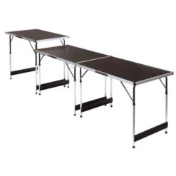 LUX Multifunktionstisch Aluminium 3-teilig