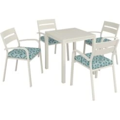 Stapelstuhl Prata Mit Sitzkissen 83 Cm X 56 Cm X 61 Cm -Haushaltsgegenstände Geschäft 126613403 S02 310820 RET01