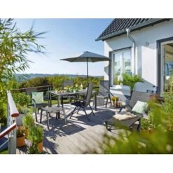 Sonnenliege Pacora Aus Textilen Anthrazit XL -Haushaltsgegenstände Geschäft 209237 3299 5