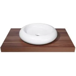 Aufsatzwaschbecken Imia 45 X 45 Cm Rund -Haushaltsgegenstände Geschäft 2137 Aufsatzwaschbecken 3