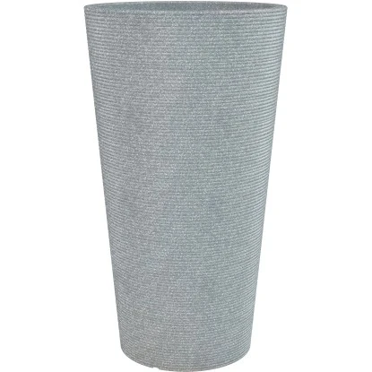 Scheurich Pflanzgefäß Cana High Ø 28,5 Cm X 55 Cm Stony Grey 3 Scheurich Pflanzgefäß Cana High Ø 28,5 Cm X 55 Cm Stony Grey