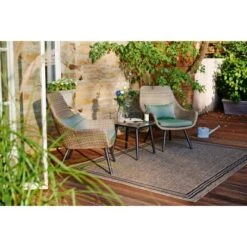 Balkonmöbel-Set Aliceville 3-teilig Polyrattan Grün-Grau 21 Balkonmöbel-Set Aliceville 3-teilig Polyrattan Grün-Grau -Haushaltsgegenstände Geschäft 395294 Retro16