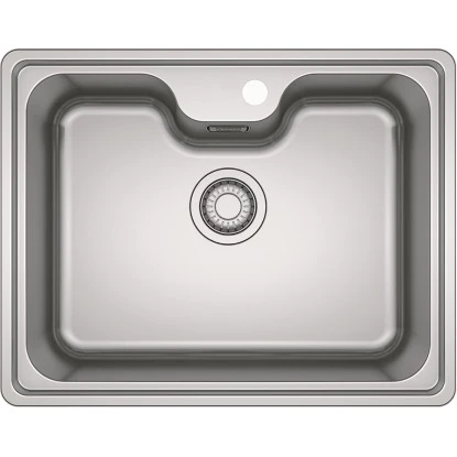 Eurodomo Einbauspüle Bell 61 Cm Edelstahl Glatt 3 Eurodomo Einbauspüle Bell 61 Cm Edelstahl Glatt