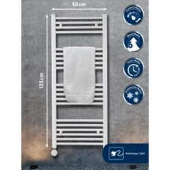 Elektrischer Badheizkörper Wuppertal Mit Programmierbarem Thermostat 600 W -Haushaltsgegenstände Geschäft 4007871151554 A01 010819