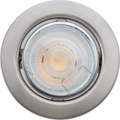 LED-Einbauleuchte 86R Metall Nickelfarben 3er-Set 8 LED-Einbauleuchte 86R Metall Nickelfarben 3er-Set -Haushaltsgegenstände Geschäft 4007871191635 30
