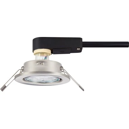 LED-Einbauleuchte 86R Metall Nickelfarben 3er-Set 6 LED-Einbauleuchte 86R Metall Nickelfarben 3er-Set – Bild 4