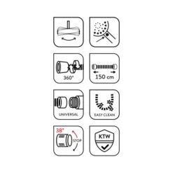 Baliv Überkopfbrause-Set KBS-22.21 Edelstahloptik -Haushaltsgegenstände Geschäft 4007873340116 WEB03 260521