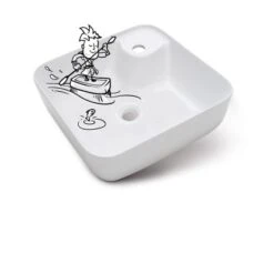 Baliv Aufsatzwaschbecken WBA-7010 43 Cm X 43 Cm -Haushaltsgegenstände Geschäft 4007873411533 S03 080219