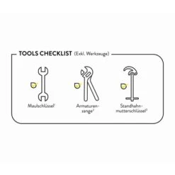 Baliv Küchenarmatur KI-1820 Chrom-Schwarz -Haushaltsgegenstände Geschäft 4007874206794 60