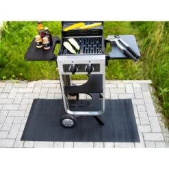 Wenko Spritzschutzmatte Suma 120 Cm X 60 Cm Wasserfest Und Abwischbar Schwarz -Haushaltsgegenstände Geschäft 4008838383100 1068 06