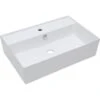 Aufsatzwaschbecken Keramik 15,5 Cm X 59,5 Cm X 40 Cm -Haushaltsgegenstände Geschäft 4048123247229 S01 040918