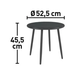 Balkonset Boonara Anthrazit 3-teilig -Haushaltsgegenstände Geschäft 4048126607075 VM02 160920