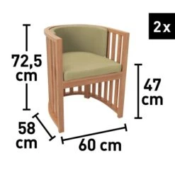 Balkonset Hervey Bay FSC® Naturfarben 3-teilig -Haushaltsgegenstände Geschäft 4048126614226 VM01 061020