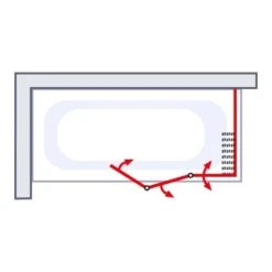 Schulte Komfort Badewannenfaltwand+Seitenwand 128,8 X 70 X 140 Cm -Haushaltsgegenstände Geschäft 4060991004858 6