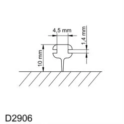 Schulte Kunststoff-Dichtprofil Waagerecht Für Badewannenfaltwände Komfort -Haushaltsgegenstände Geschäft 4060991014956 2053 6