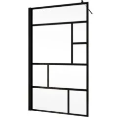 Schulte Alexa Style 2.0 Duschwand Walk In BlackStyle Atelier 1 Dekor 90 X 200cm -Haushaltsgegenstände Geschäft 4060991056772 2053 2