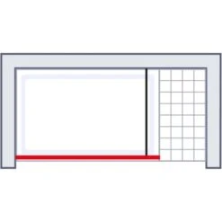 Schulte Alexa Style 2.0 Duschwand Walk In BlackStyle Atelier 1 Dekor 90 X 200cm -Haushaltsgegenstände Geschäft 4060991056772 2053 6