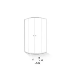 Baliv Duschkabine DUK-80.20R 80 Cm X 80 Cm Chrom -Haushaltsgegenstände Geschäft 4250312107720 S03 080720 L