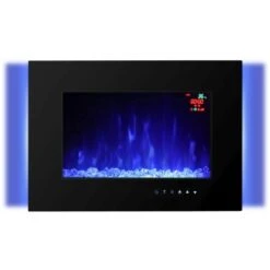 El Fuego Elektrokamin Aarau II Schwarz 900/2000 W -Haushaltsgegenstände Geschäft 4250373262819 2240 S 19