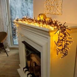 Amare LED-Lichterkette Galaxie 400 LEDs Mit Fernbedienung 6,7 M Warmweiß -Haushaltsgegenstände Geschäft 4251083906468 4655 05