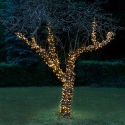 Amare LED-Lichterkette Galaxie 400 LEDs Mit Fernbedienung 6,7 M Warmweiß -Haushaltsgegenstände Geschäft 4251083906468 4655 07