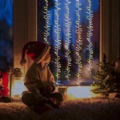 Amare LED-Clusterlichterkette Lichtervorhang Weiß -Haushaltsgegenstände Geschäft 4251083910151 4655 02