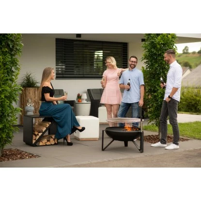 Westmann Premium Grill Feuerstelle Inkl. Grillrost Ø 70 Cm X 75 Cm Schwarz 11 Westmann Premium Grill Feuerstelle Inkl. Grillrost Ø 70 Cm X 75 Cm Schwarz – Bild 9