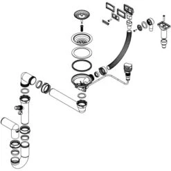 Miló Röhrensiphon-Set Mit Exzenter Mattschwarz Ø 114 Mm 11 Miló Röhrensiphon-Set Mit Exzenter Mattschwarz Ø 114 Mm -Haushaltsgegenstände Geschäft 5903140018537 4