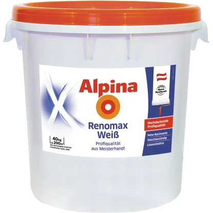Alpina Renomax Weiß Matt 40 Kg 3 Alpina Renomax Weiß Matt 40 Kg