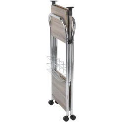 Wenko Servierwagen Liky Holzdekor Zusammenklappbar -Haushaltsgegenstände Geschäft 686865 1068 03