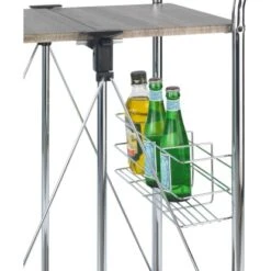 Wenko Servierwagen Liky Holzdekor Zusammenklappbar -Haushaltsgegenstände Geschäft 686865 1068 04