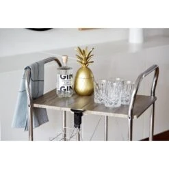 Wenko Servierwagen Liky Holzdekor Zusammenklappbar -Haushaltsgegenstände Geschäft 686865 1068 07