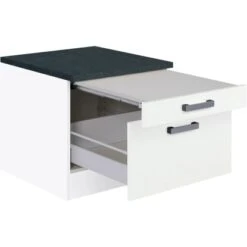 Optifit Unterschrank Salo214 60 Cm Weiß Für Trockner Und Waschmaschine -Haushaltsgegenstände Geschäft 701890 3193 2