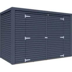 Bertilo Gartenschrank Box Bike 103 Cm X 207 Cm Anthrazit FSC® -Haushaltsgegenstände Geschäft 742686005288 11021300 S 01