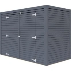 Bertilo Gartenschrank Box Bike 103 Cm X 207 Cm Anthrazit FSC® -Haushaltsgegenstände Geschäft 742686005288 11021300 S 05