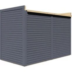 Bertilo Gartenschrank Box Bike 103 Cm X 207 Cm Anthrazit FSC® -Haushaltsgegenstände Geschäft 742686005288 11021300 S 07