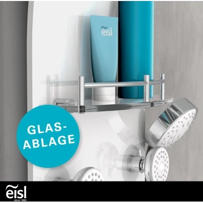 Eisl Duschpaneel Karibik 3 In 1 Mit Regendusche Sechs Massagedüsen Weiß 12 Eisl Duschpaneel Karibik 3 In 1 Mit Regendusche Sechs Massagedüsen Weiß – Bild 10