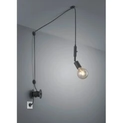 Trio Deckenlampe Stella Schwarz Matt 1-flammig E27 Fassung