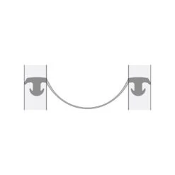 Schulte Dichtprofil Senkrecht Für Gerahmte Badewannenfaltwand Weiß 130 Cm -Haushaltsgegenstände Geschäft 797 Schulte Dichtung D2907 1