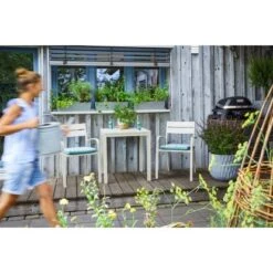 Stapelstuhl Prata Mit Sitzkissen 83 Cm X 56 Cm X 61 Cm -Haushaltsgegenstände Geschäft 8458556