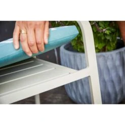 Stapelstuhl Prata Mit Sitzkissen 83 Cm X 56 Cm X 61 Cm -Haushaltsgegenstände Geschäft 8458556 5