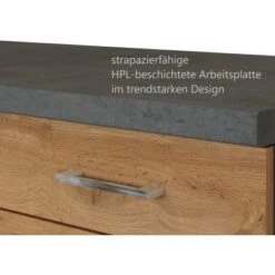 Held Möbel Unterschrank Sorrento 100x85x60 Cm 2 Tür. 2 Schubk. + Boden Wotan. -Haushaltsgegenstände Geschäft 853803 11016600 7