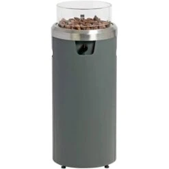 Buschbeck Terassenheizer Loungefeuer Faro Grau 7,5 KW -Haushaltsgegenstände Geschäft 870668 4224 3