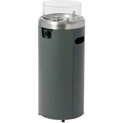 Buschbeck Terassenheizer Loungefeuer Faro Grau 7,5 KW -Haushaltsgegenstände Geschäft 870668 4224 4
