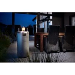 Buschbeck Terassenheizer Loungefeuer Faro Grau 7,5 KW -Haushaltsgegenstände Geschäft 870668 4224 6