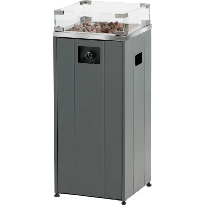 Buschbeck Terassenheizer Loungefeuer Malta Grau 7,5 KW 4 Buschbeck Terassenheizer Loungefeuer Malta Grau 7,5 KW – Bild 2