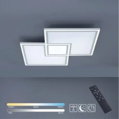 LED-Deckenleuchte Edging Weiß 67,7 X 67,7 Cm CCT 2700 K - 5000 K -Haushaltsgegenstände Geschäft 872993 2426 12