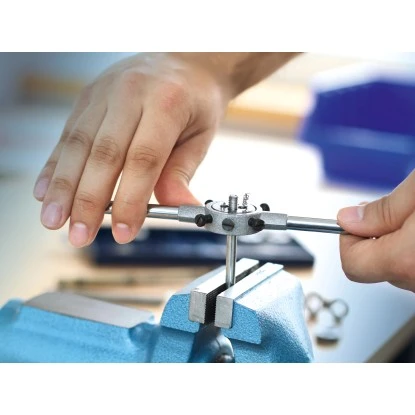 LUX Gewindebohrer-Set Comfort M3 - M12 16-teilig 5 LUX Gewindebohrer-Set Comfort M3 - M12 16-teilig – Bild 3